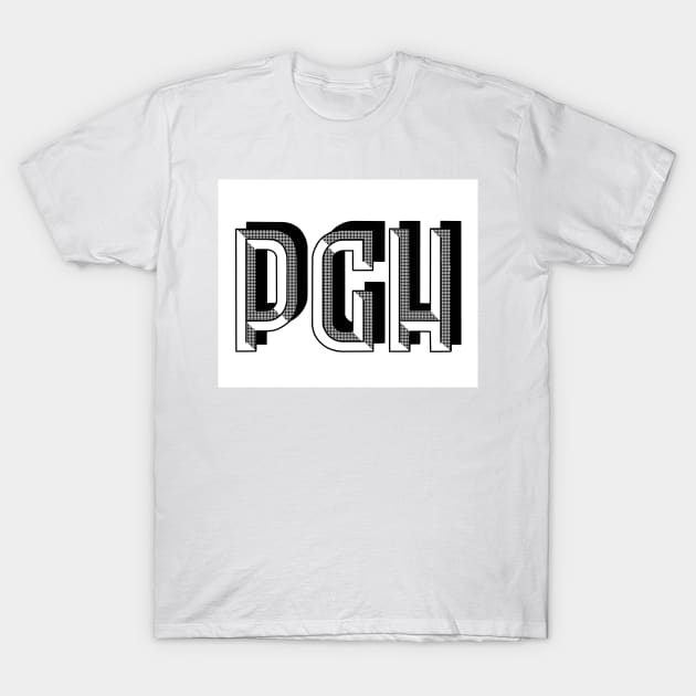 PGH Pittsburgh T-Shirt by fiberandgloss